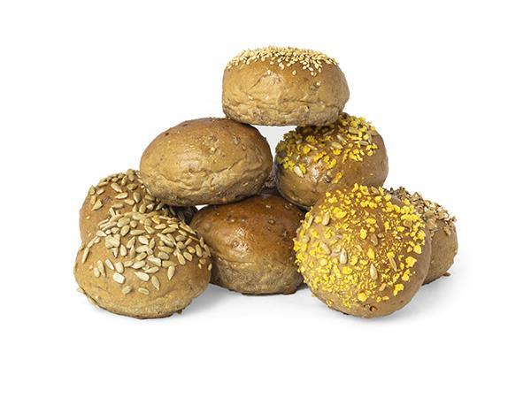 Mini broodjes assorti (met zaadje)&nbsp;10 stuks